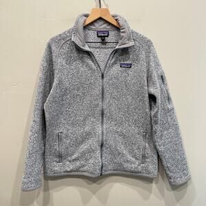 Patagonia Women’s Better Sweater Full Zip Jacket Birch White/Grey - Size: Large